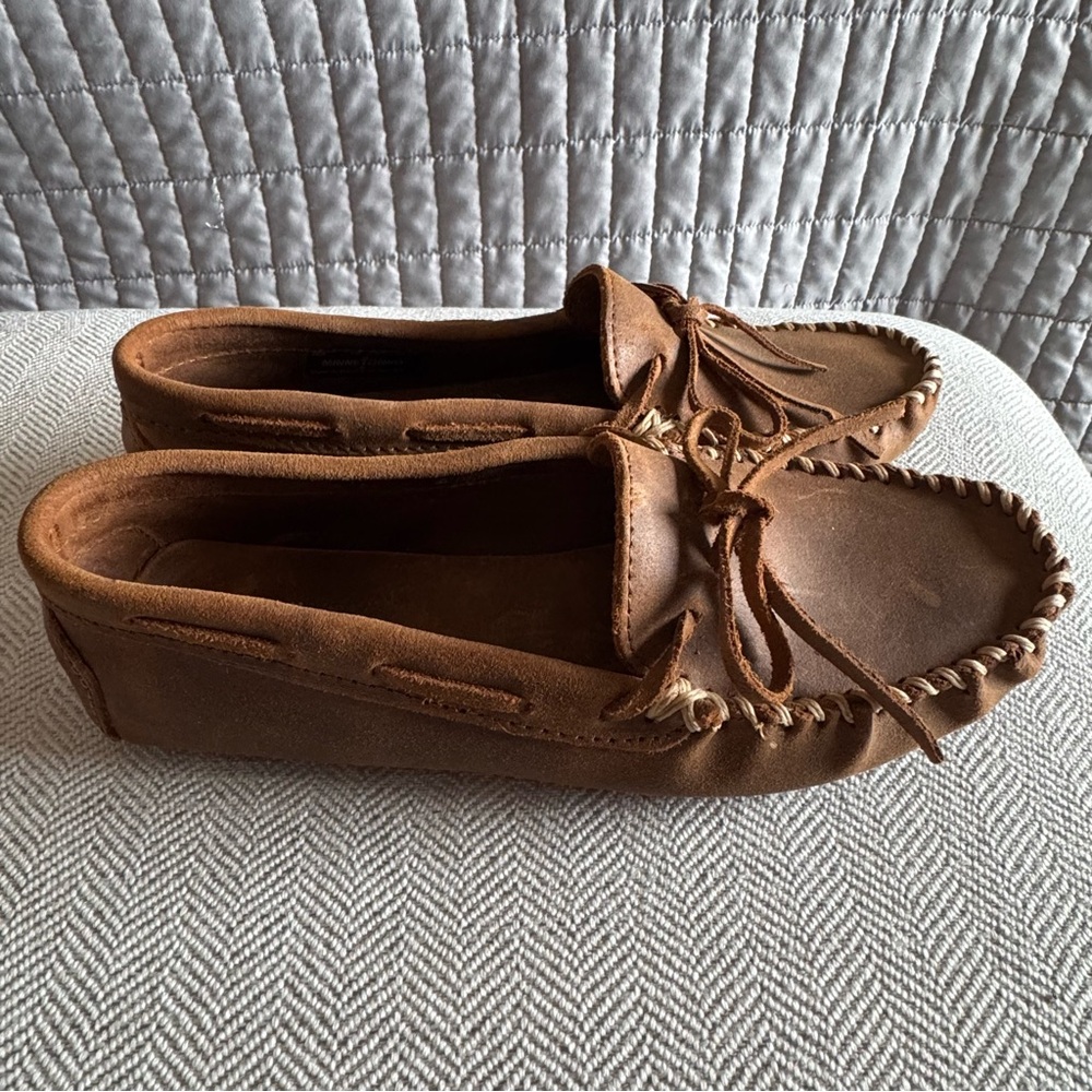 Minnetonka Men’s Moccasins Classic Driver Loafer Size 10 - Picture 2 of 10